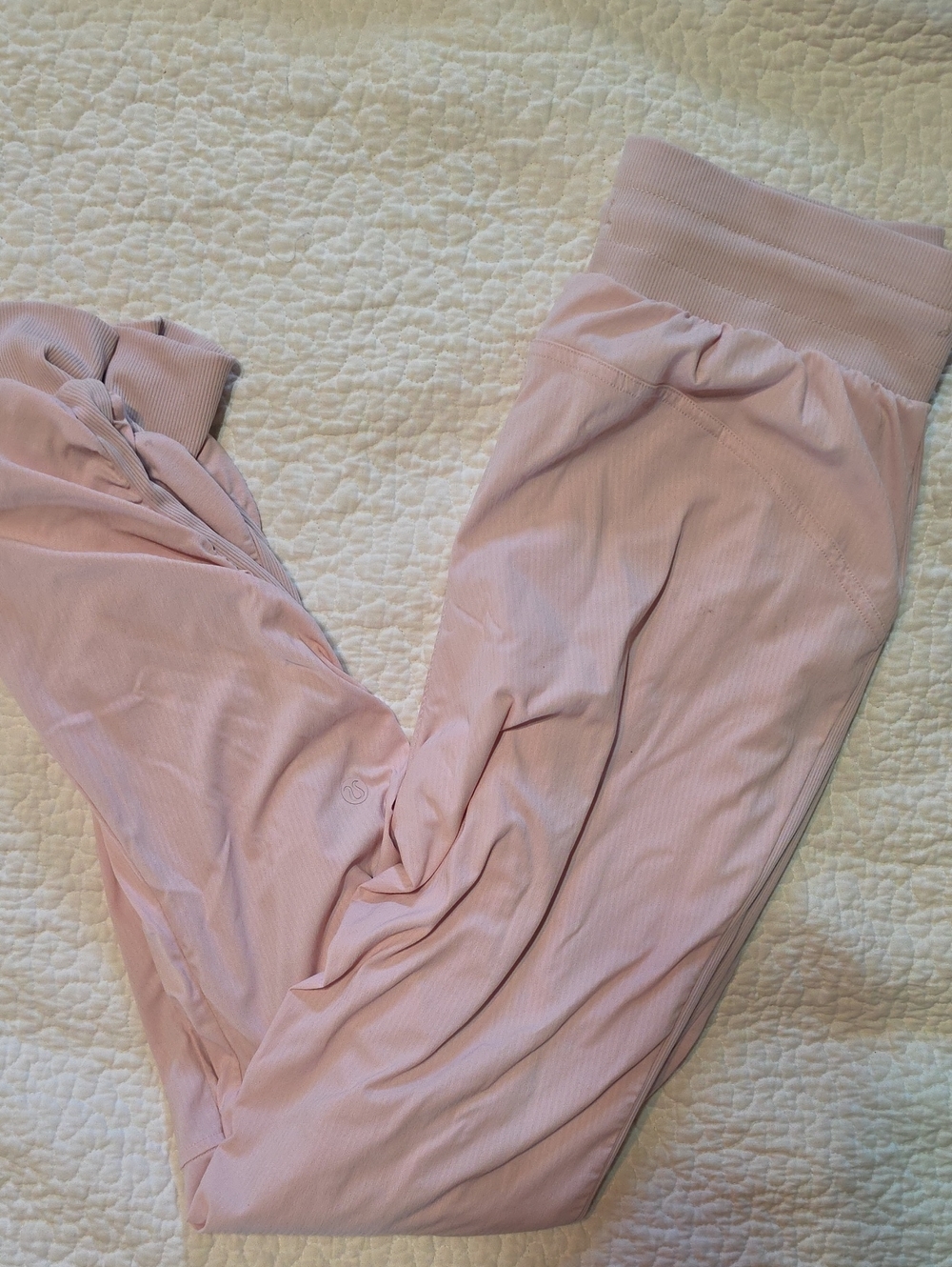 lululemon athletica Pale Pink High-Waist Joggers
